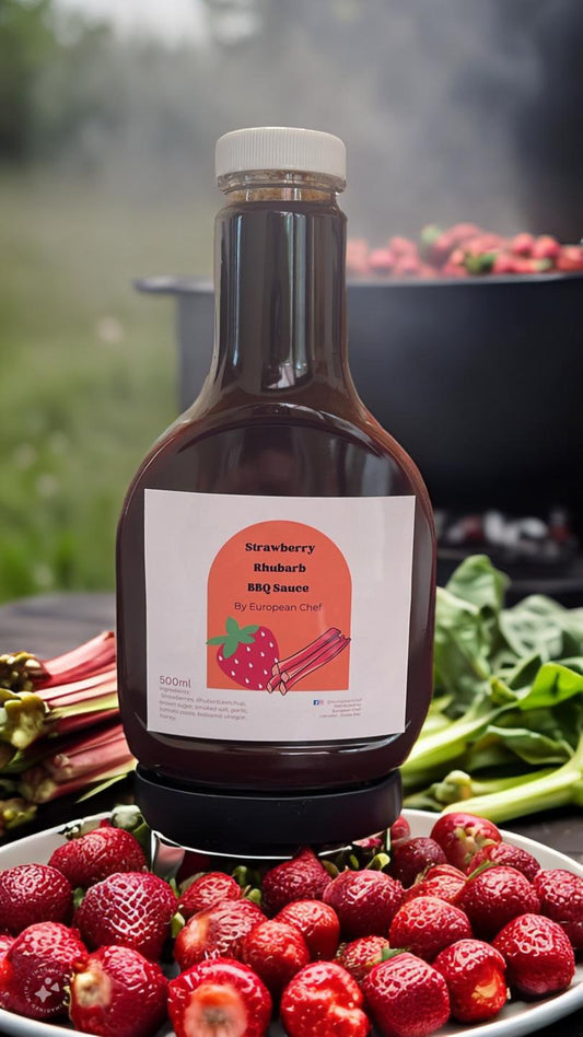 Strawberry Rhubarb BBQ Sauce